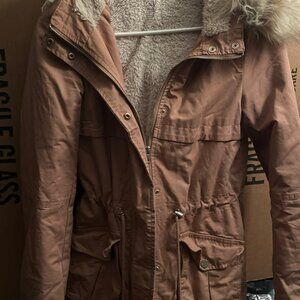 Xsmall H&M pink colored divided jacket